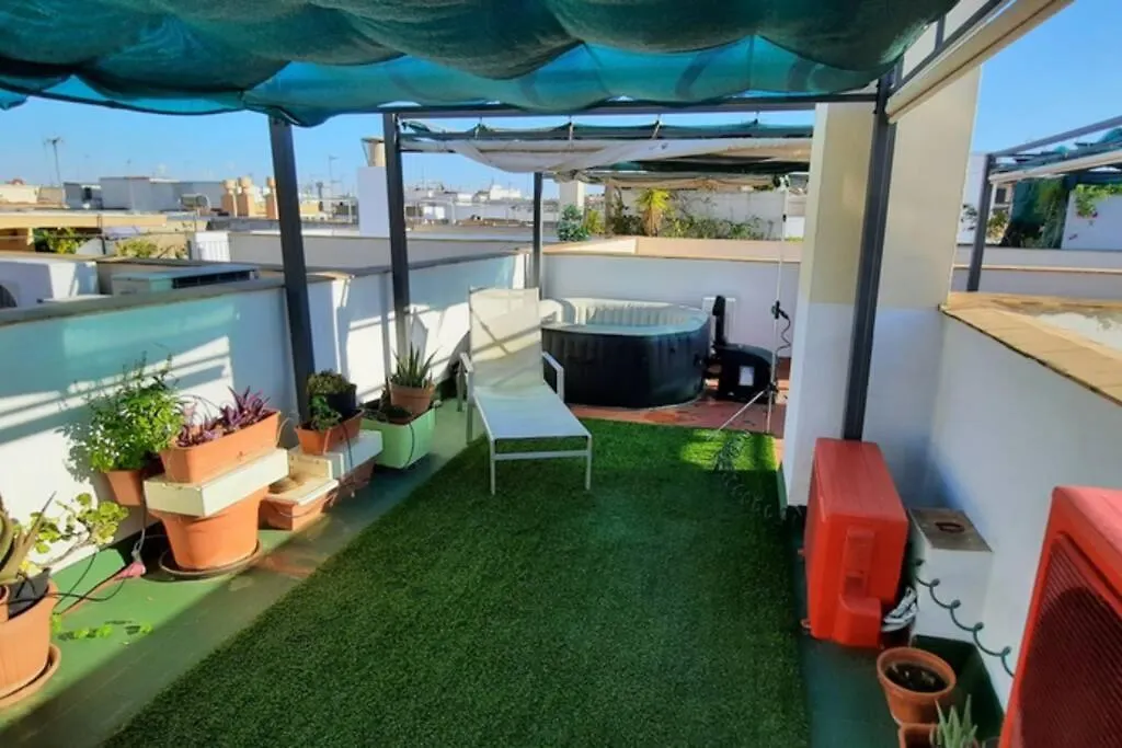 Triplex Penthouse - City Centre - Atico Con Jacuzzi Y Terraza Privados Seville